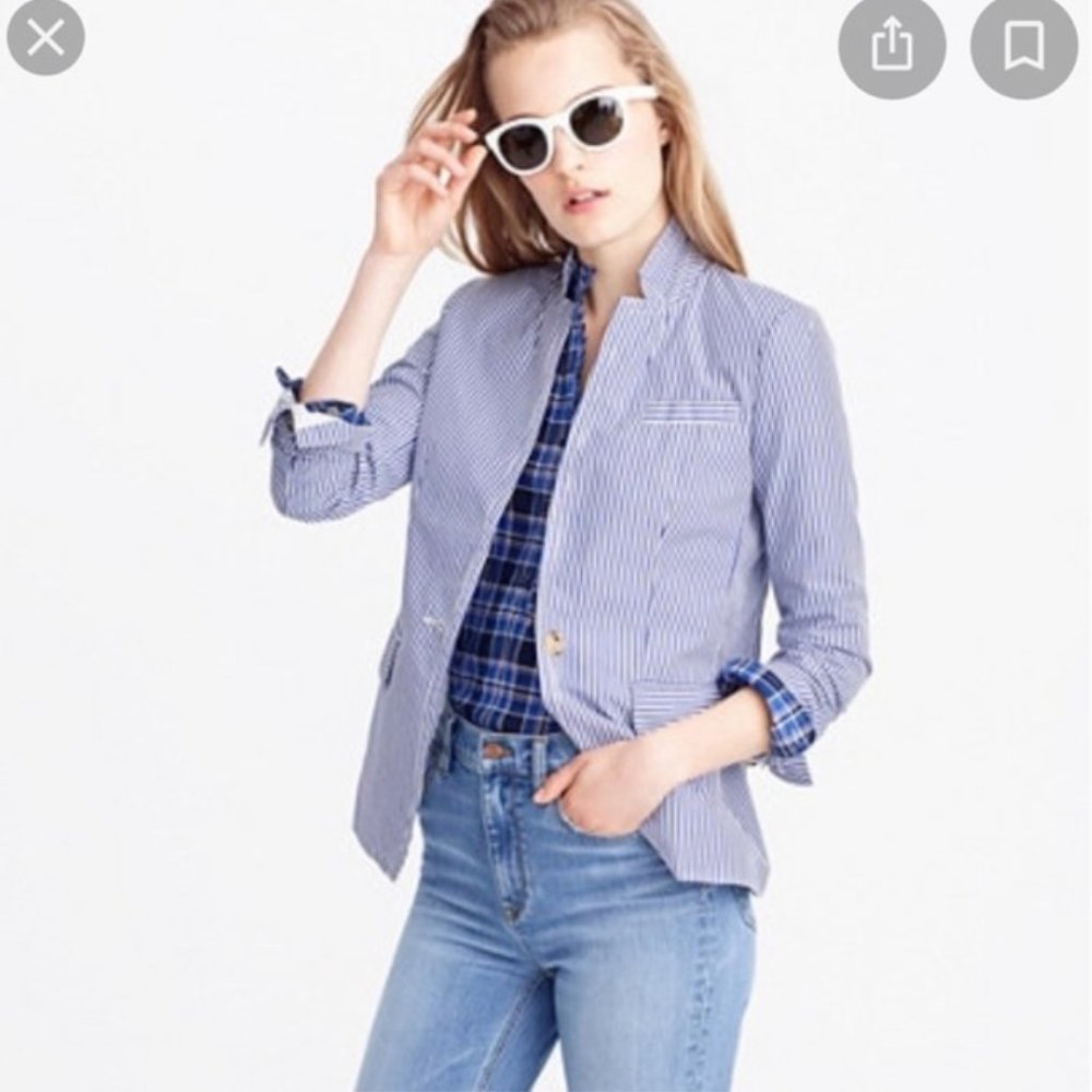 J Crew Deconstructed Regent Blazer- NWT